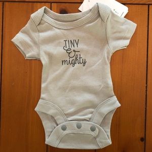 NWT Tiny & Mighty Lamaze Organic Preemie Onesie